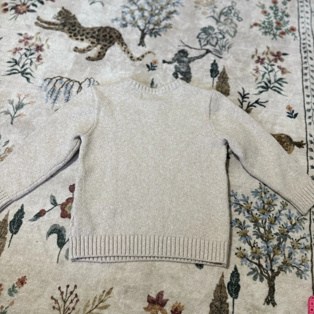 Old Navy Beige Cable Knit Sweater 3T
